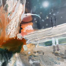Baibas Rēderes gleznu izstāde  "Atklāsmes"