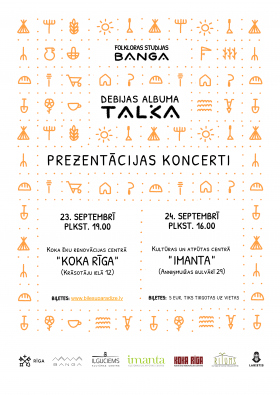 Folkloras studija “Banga”  debijas albuma “TALKA” prezentācijas koncerts